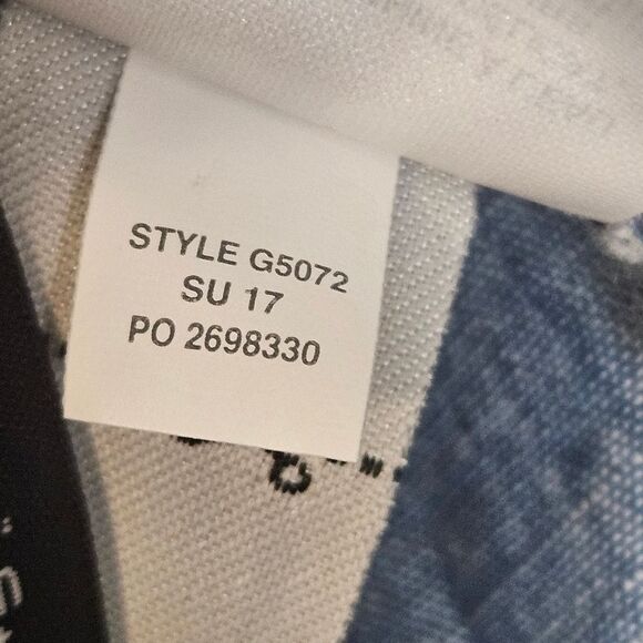 J.Crew Chambray Off the Shoulder Top Blue 10 - Picture 4 of 5